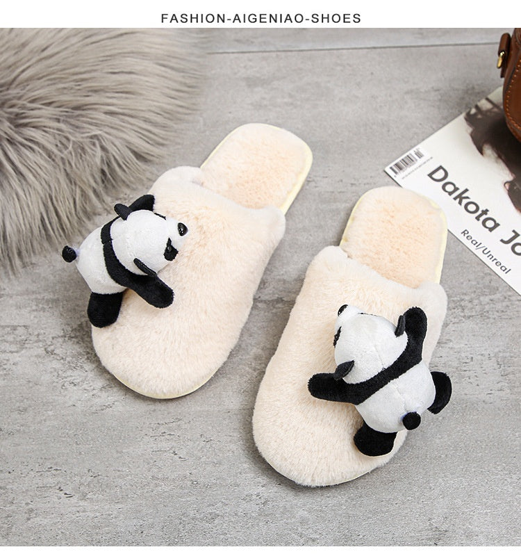 Cartoon Indoor Plush Slippers